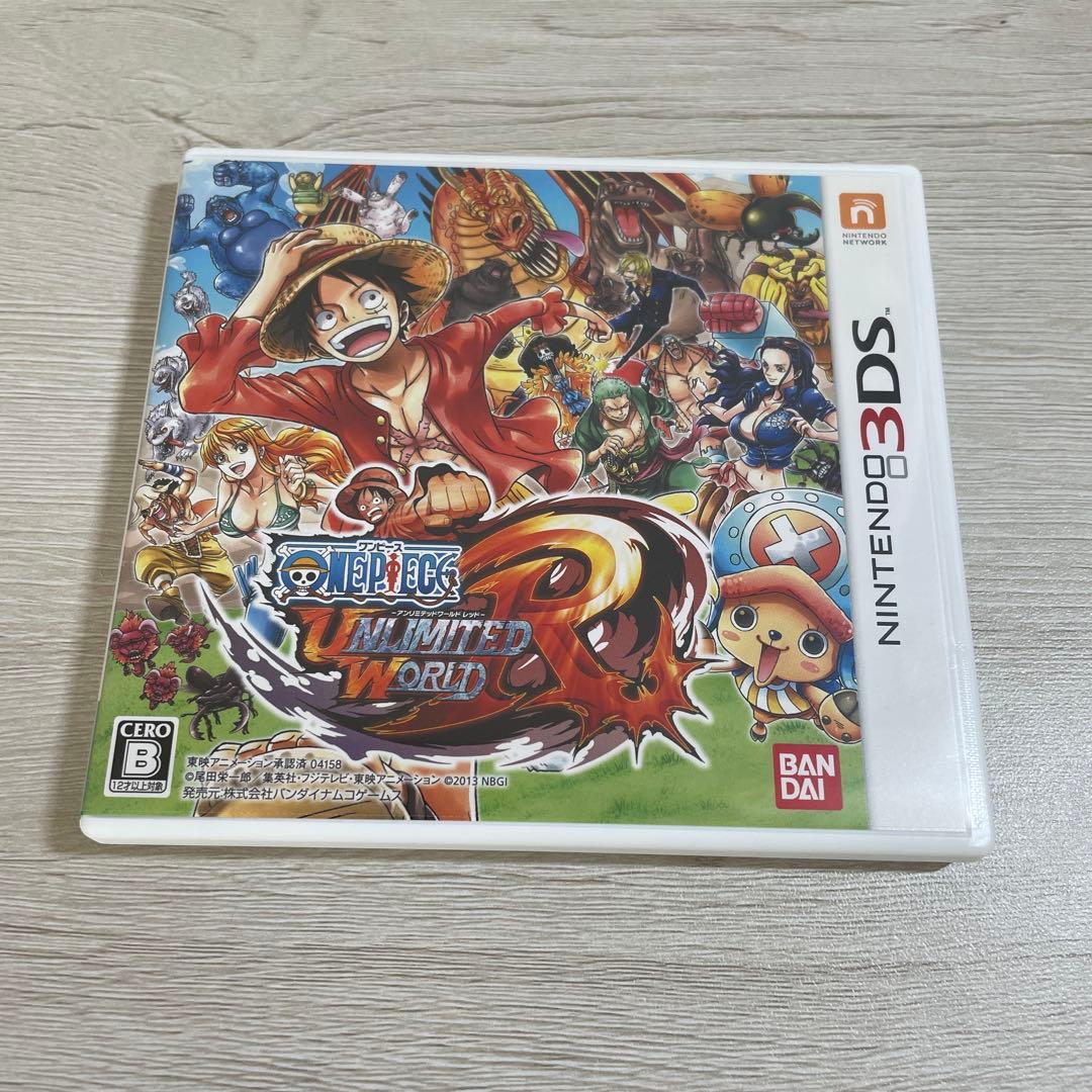 【希少・大海賊闘技場入り】ワンピース 3DS/DSソフト4本＋特典カード付