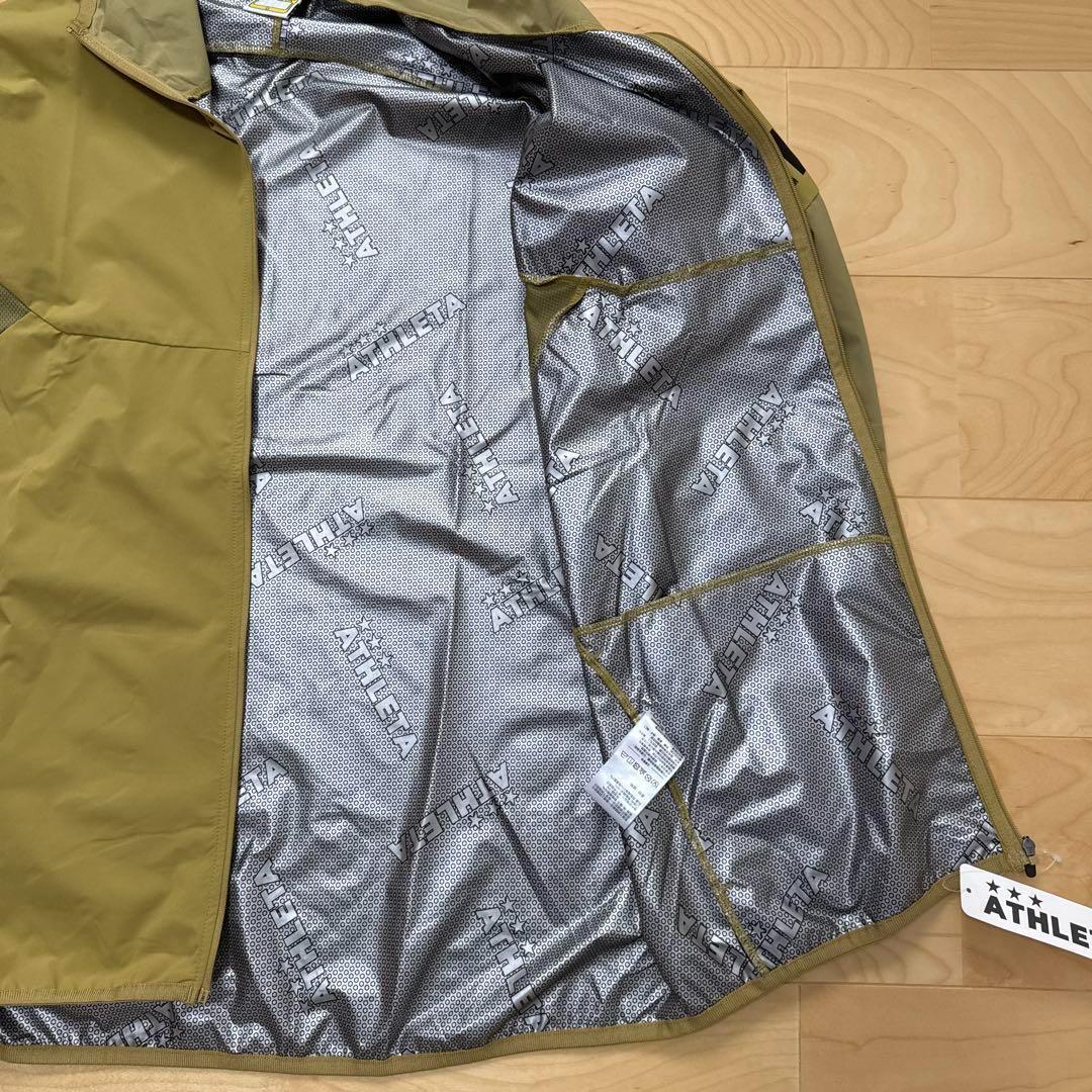 アスレタ　ウィンドウォームジャケット　メンズサッカー　防寒　ゴールド　XL 新品
