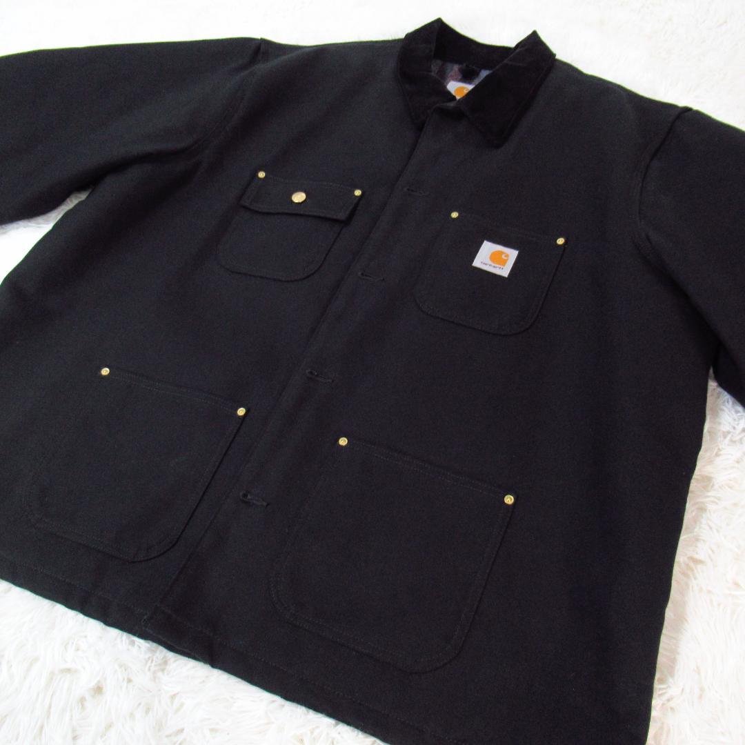 【美品 2XL】Carhartt カーハート C001 BLK チョアコート
