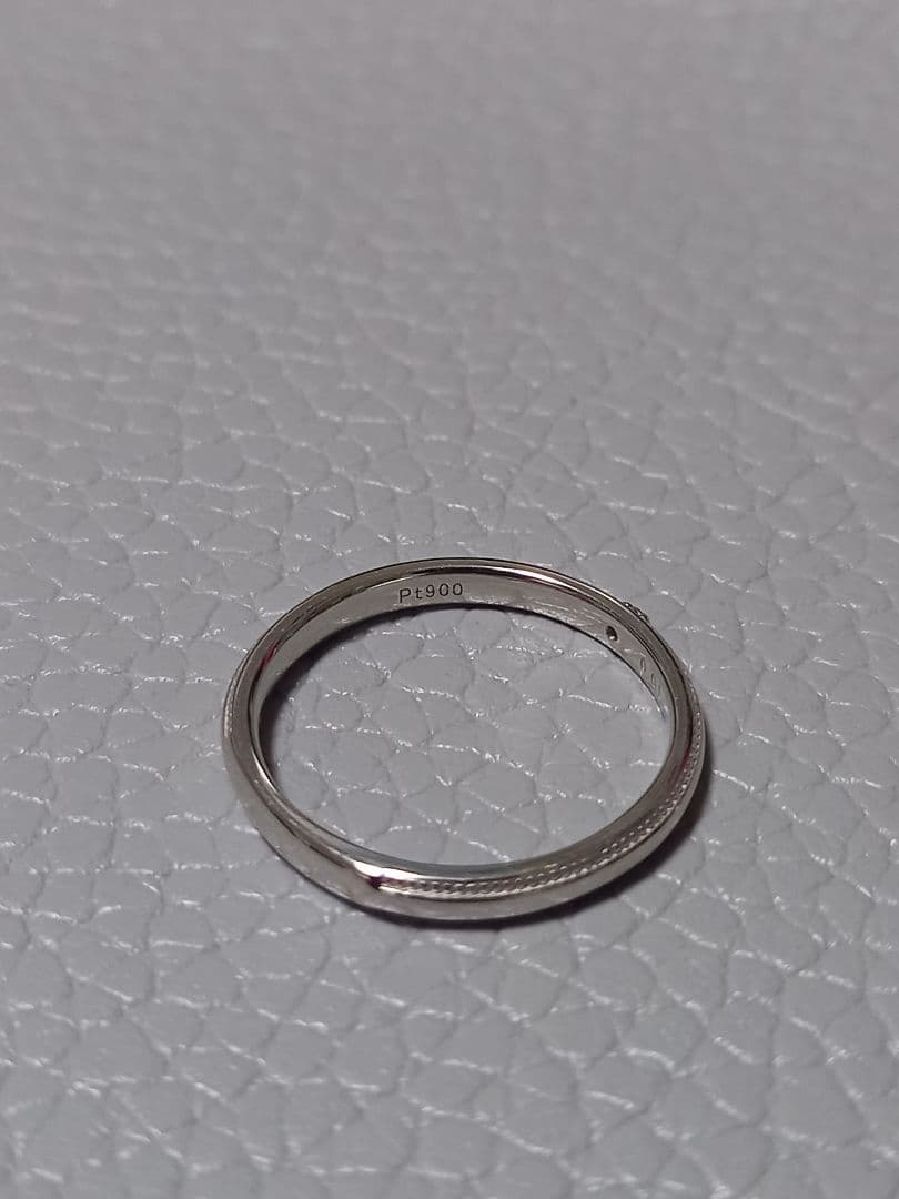 よしこ　プラチナリング　プラチナ　指輪　ダイヤモンド　pt900　9.5号