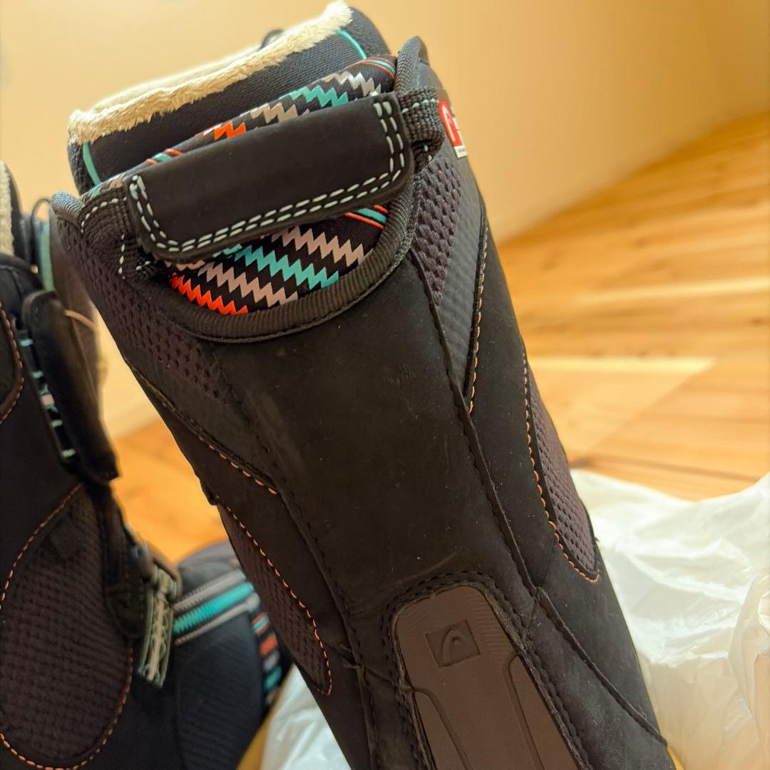 HEAD スノーボードブーツ BOAダイアル式 システム ブラック 23.5cm