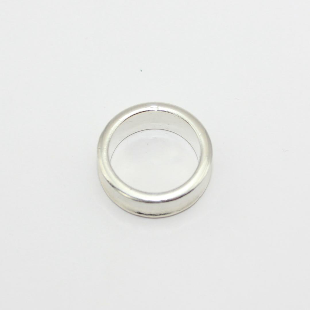 美品 Tiffany&Co. アクセサリー ナロー シルバー リング 指輪 9号