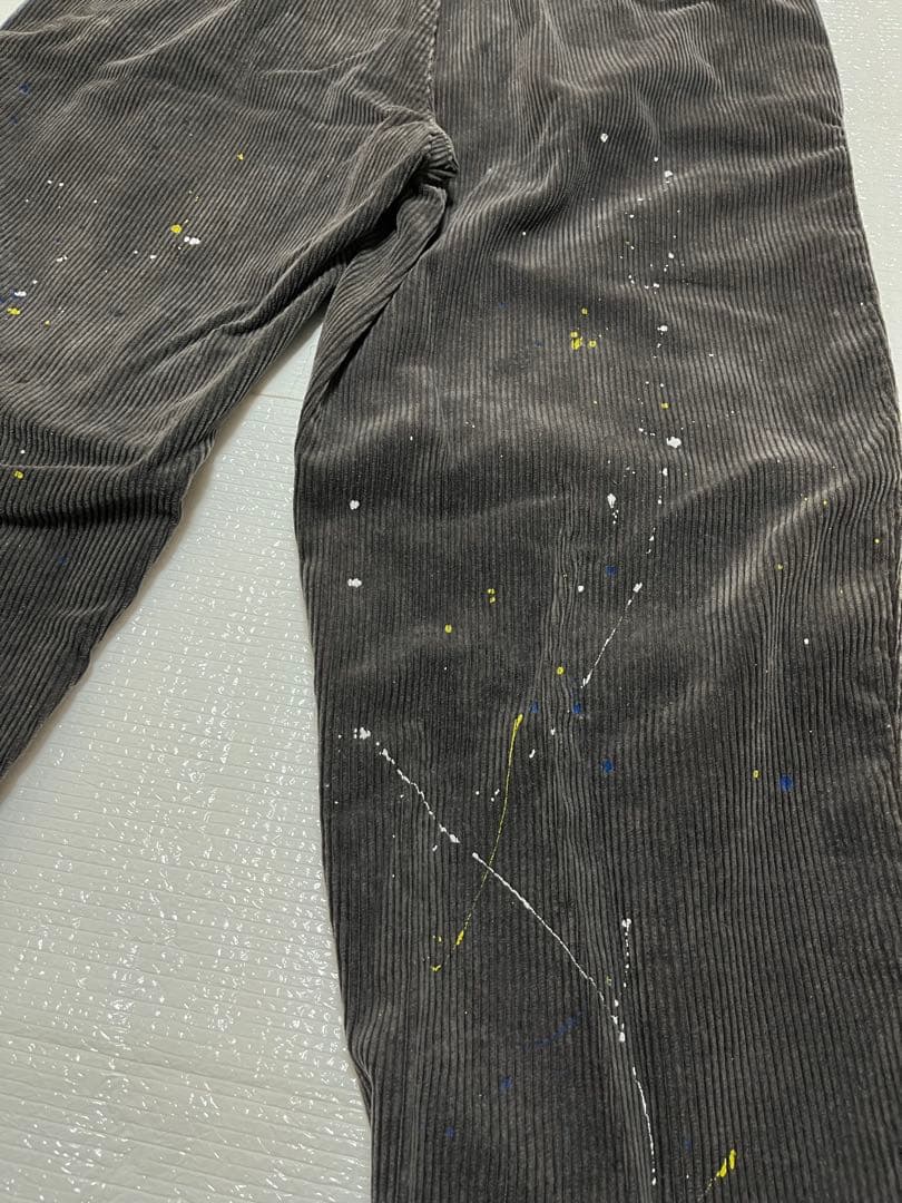 【美品】CHANGES チェンジーズ コーデュロイパンツ タック入りワイドパンツ