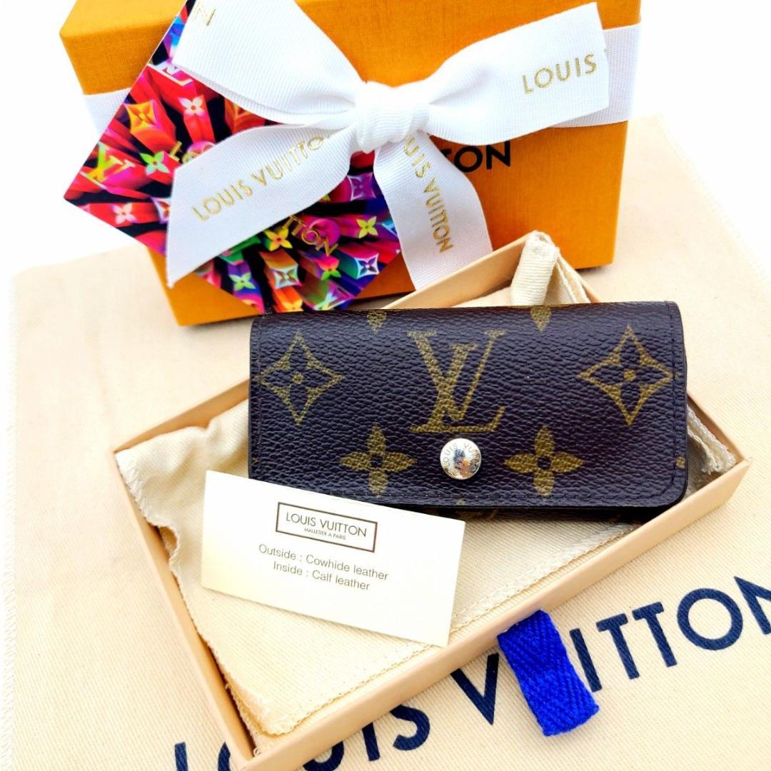 美品 ルイヴィトン キーケース ミュルティクレ4モノグラム M69517