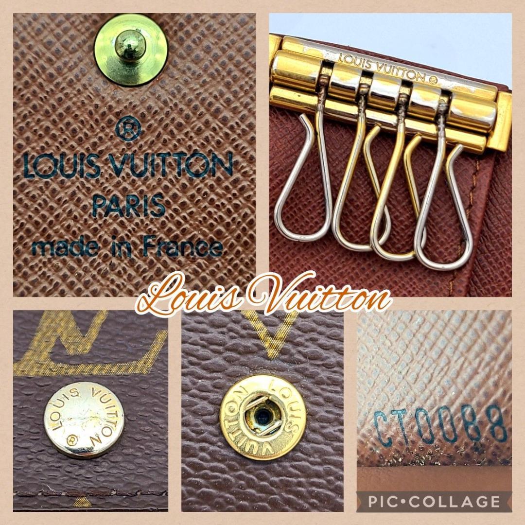 美品 ルイヴィトン キーケース ミュルティクレ4モノグラム M69517