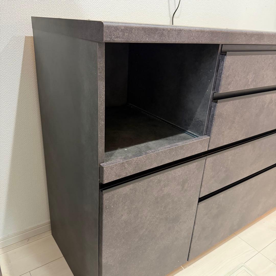 【最終価格】パモウナ カウンター 120cm セラミカネロ