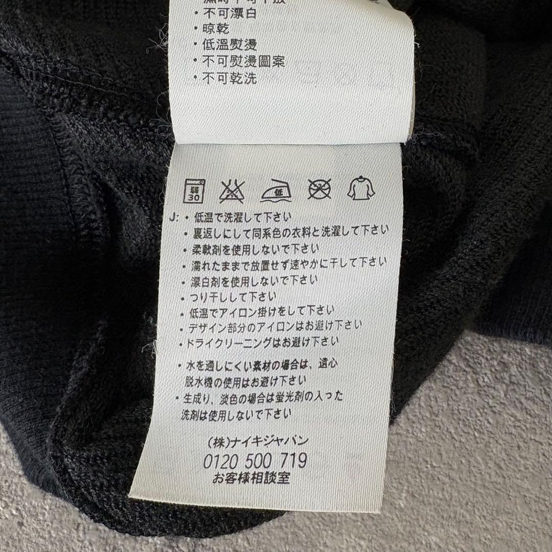 NIKE GOLFラグランスウェット Y2K テック XLサイズ ブラック