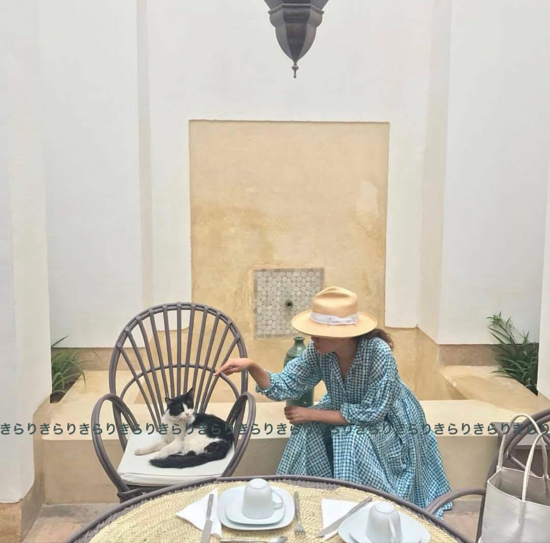 新品 ハウスオブロータス チェックワンピース 桐島かれん