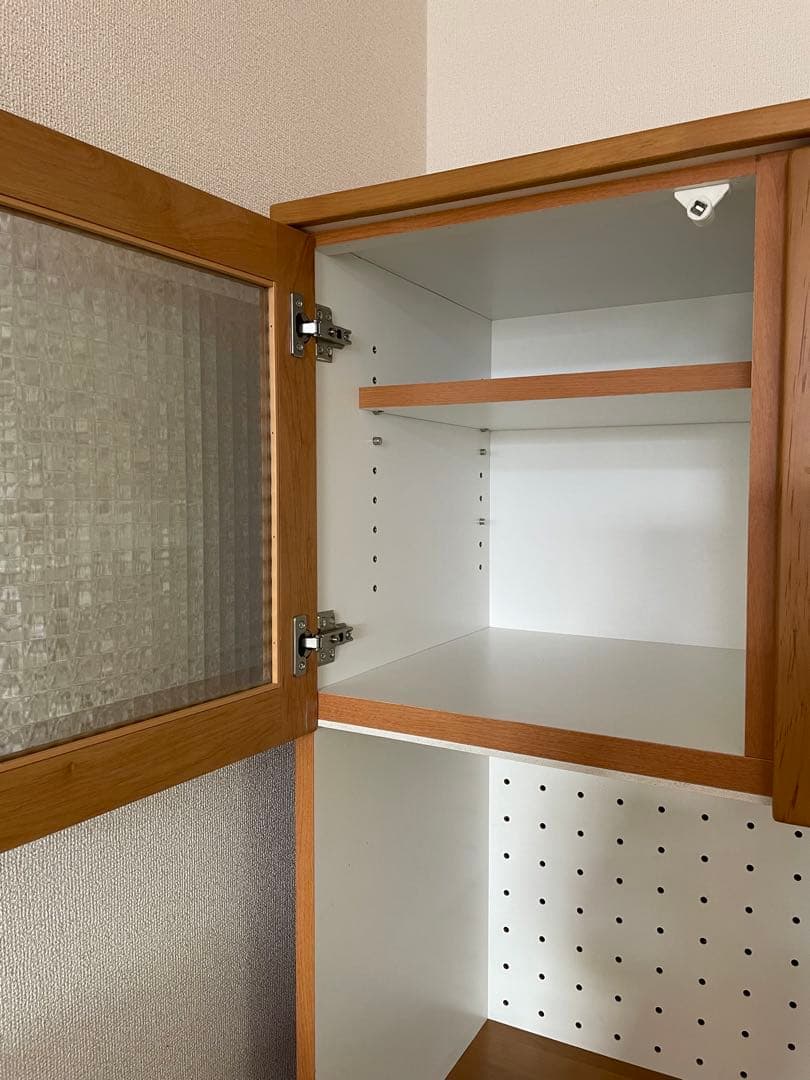 キッチンボード　食器棚　キッチン収納　カップボード　木製