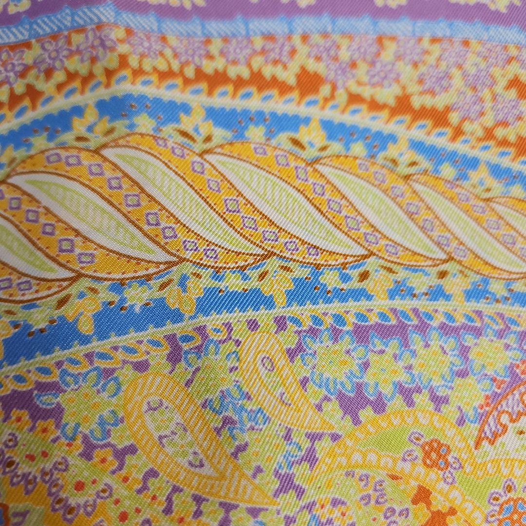 Harrodsハロッズ　シルク　大判スカーフ　イタリア製　新品・未使用・タグ付き