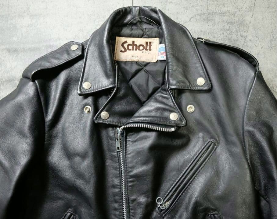 SCHOTT ショット レザージャケット ダブルライダース 518 USA製