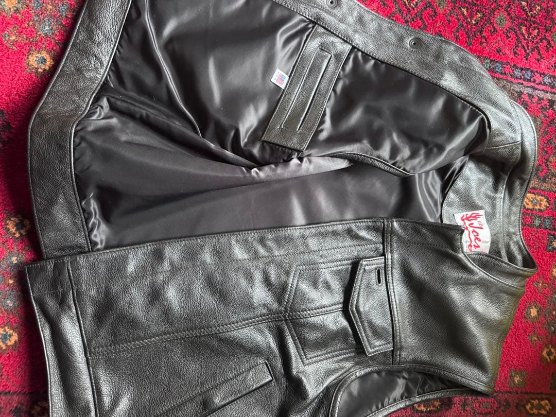 【着用少】Lil Joes Leather リルジョー レザーベスト M