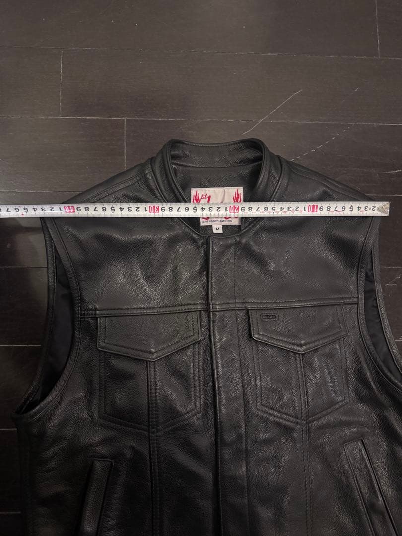 【着用少】Lil Joes Leather リルジョー レザーベスト M