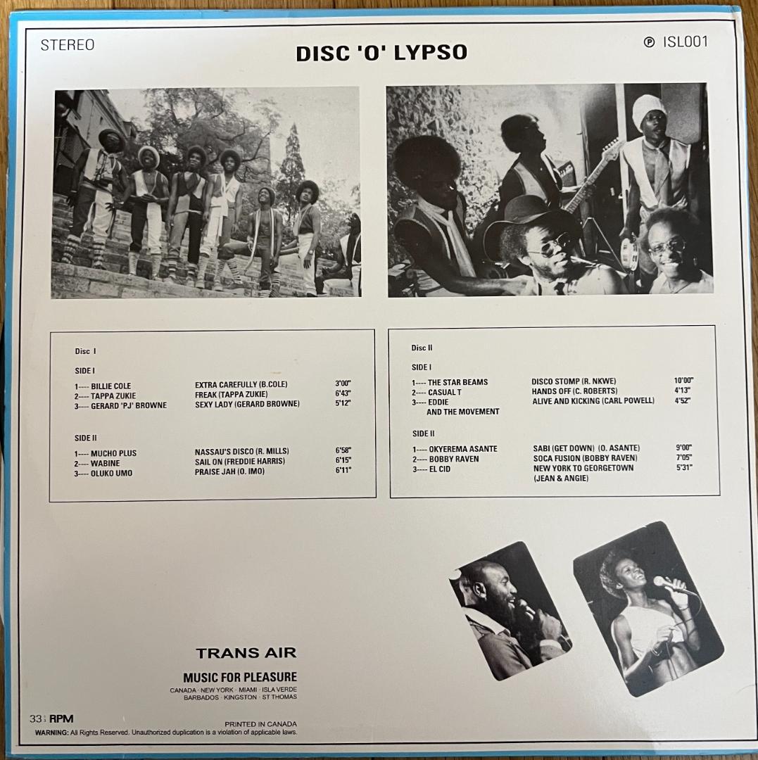 2LPVarious – Disc 'O' Lypso 2003年オリジナル