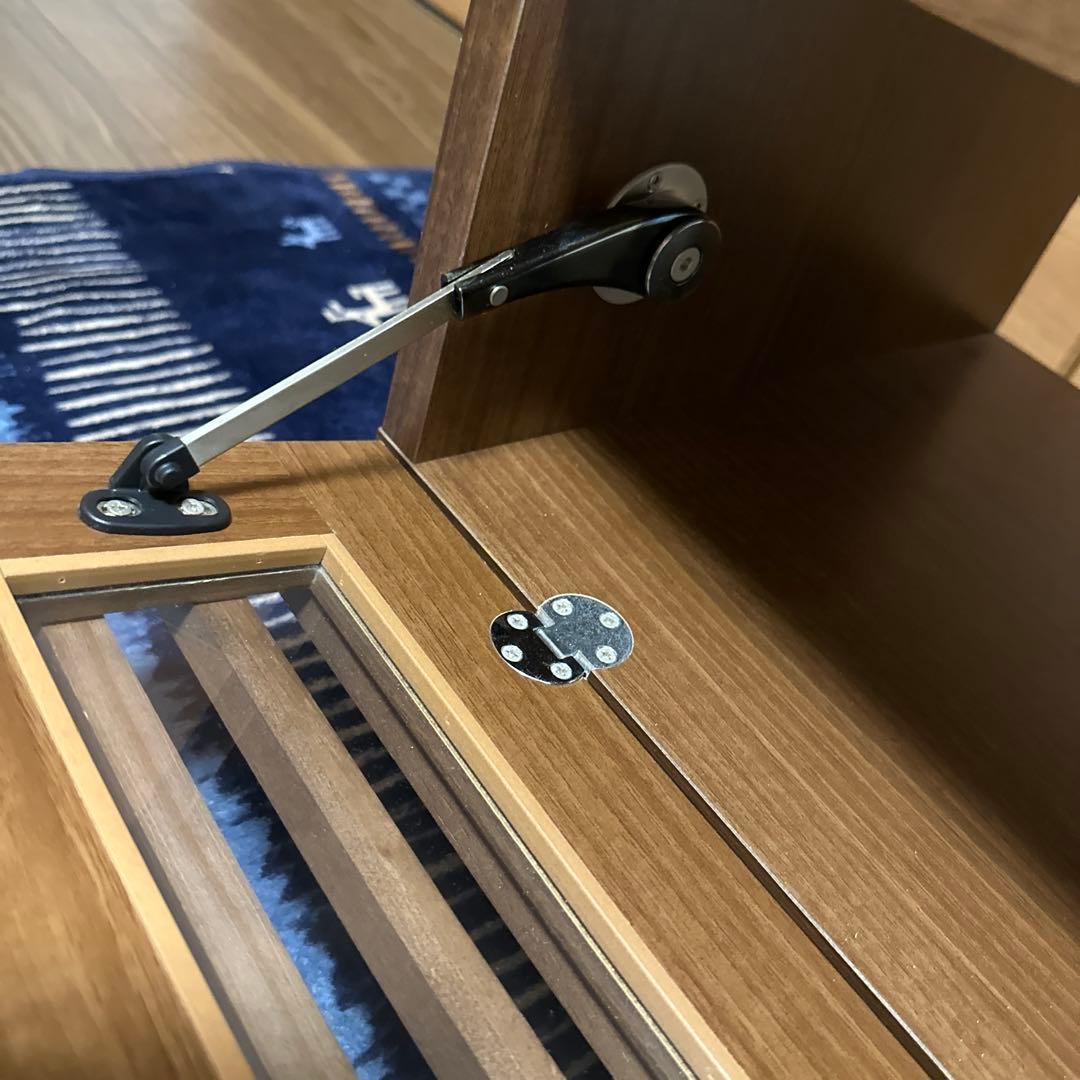 美品モダンデザイン 液晶テレビ台 ダークブラウン使用期間1年弱引取り希望&配達も