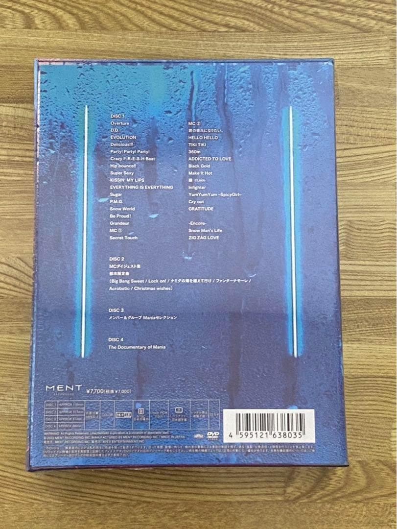 Man LIVE TOUR 2021 Mania 初回盤 DVD