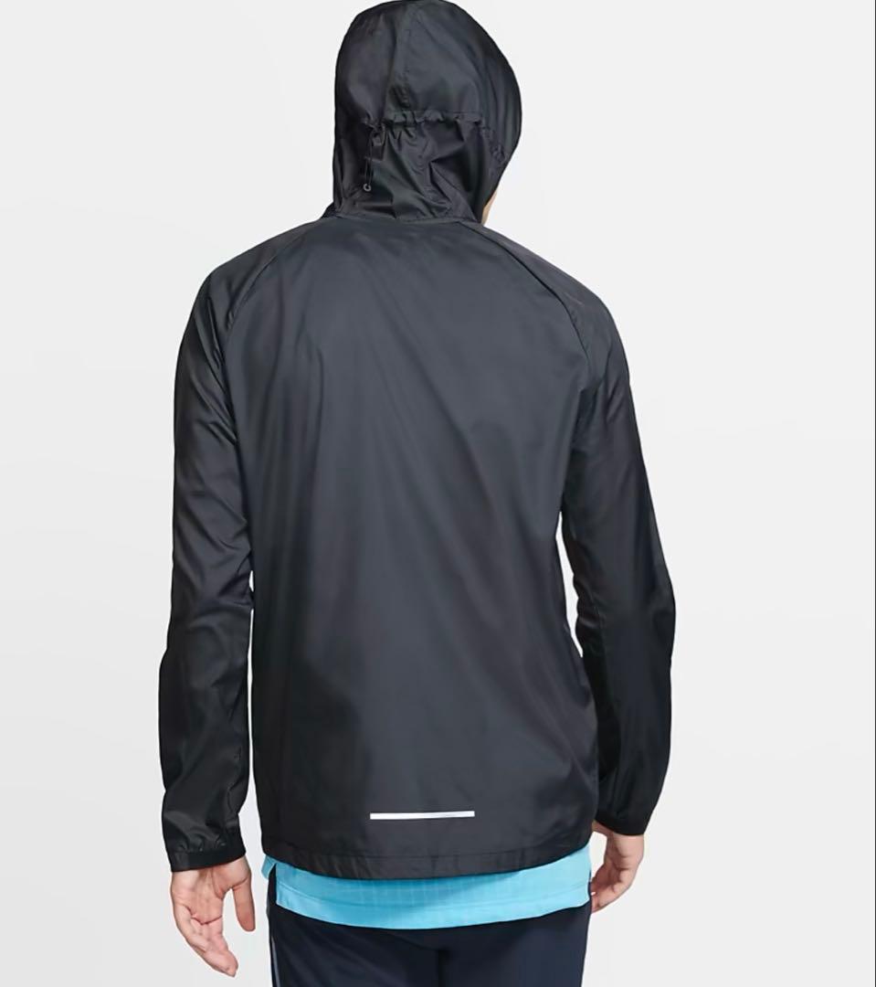 Nike フルジップ フード付きジャケット ブラック