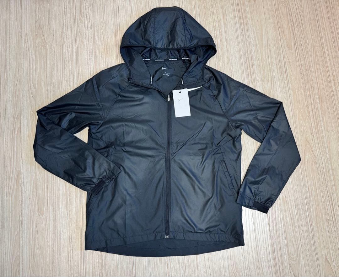 Nike フルジップ フード付きジャケット ブラック