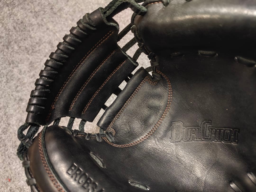 【美品】ZETT軟式キャッチャーミット　黒