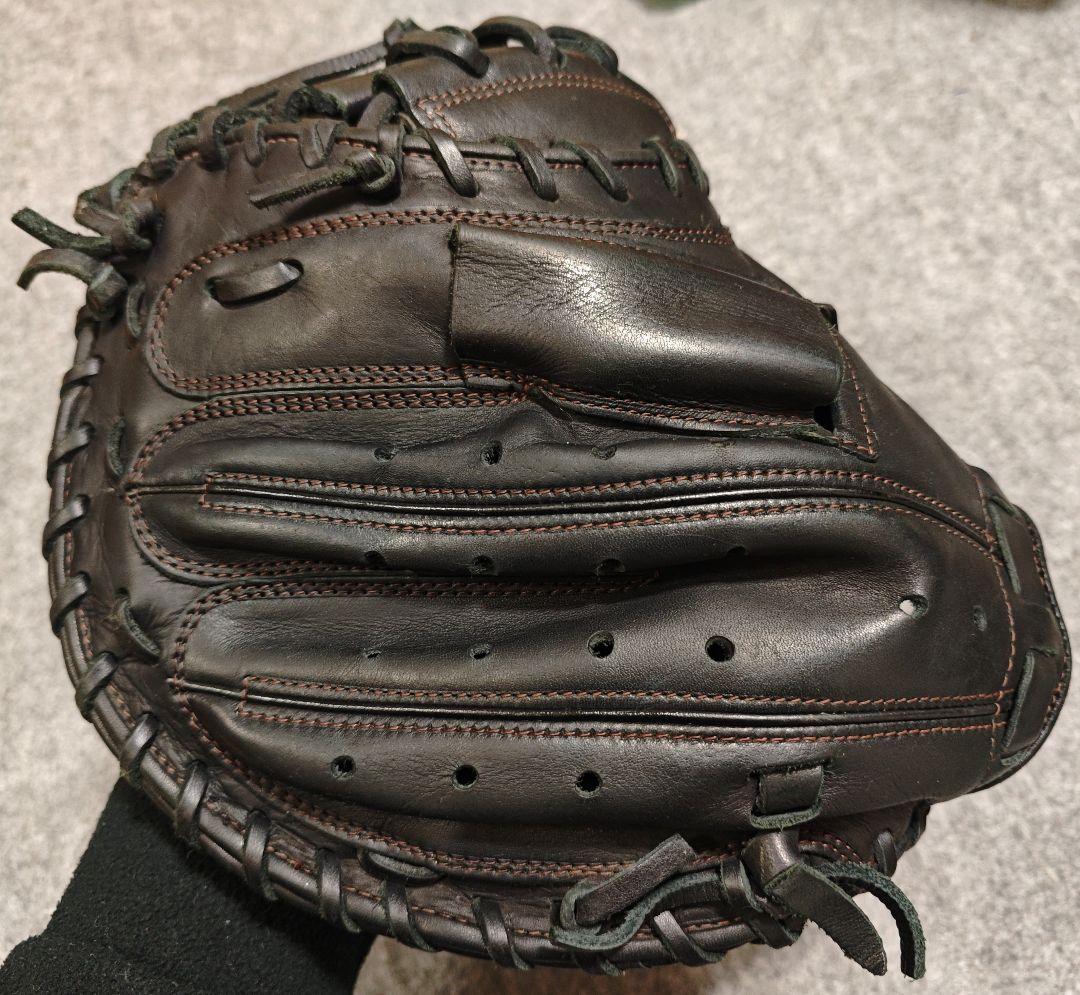 【美品】ZETT軟式キャッチャーミット　黒