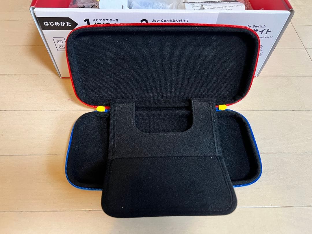 【限定カラー・SDカード付】Nintendo Switch マリオレッド×ブルー