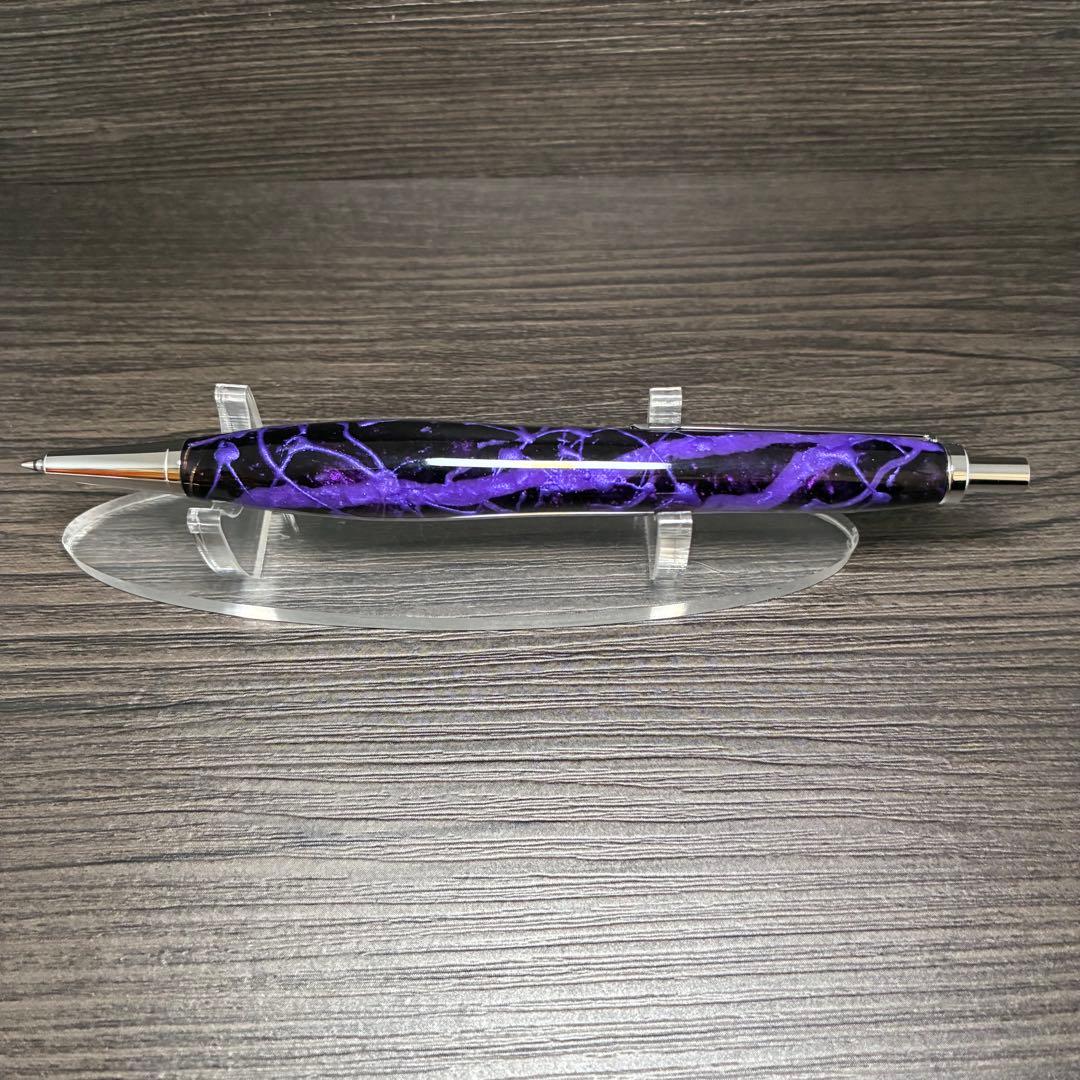 【紫一閃雷鳴】 ボールペン0.5 （flagship model）