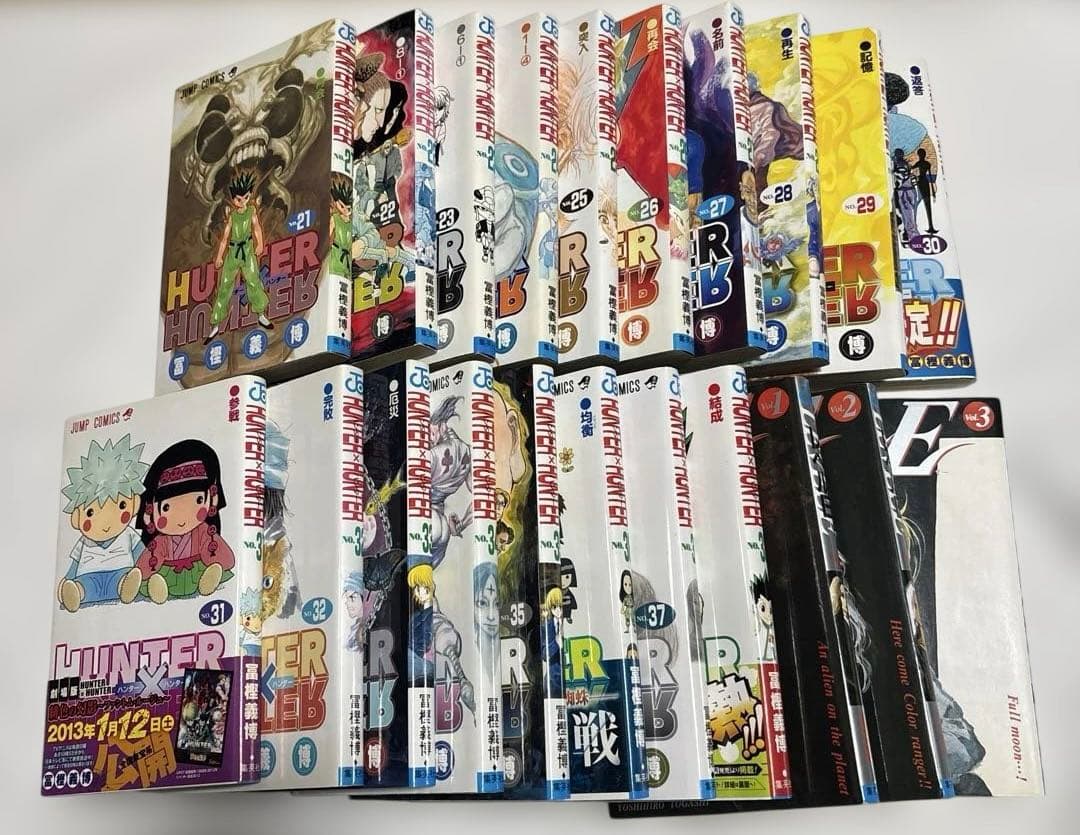 ハンターハンター1〜38 既刊全巻+レベルE1〜3巻計41冊セット