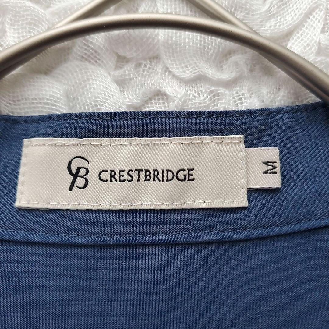 CB クレストブリッジ【M】シャツワンピース チェック バックデザイン