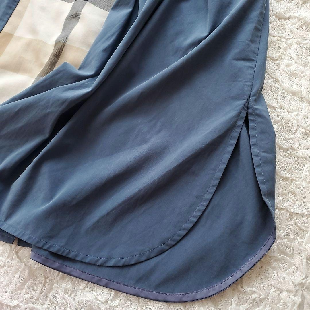 CB クレストブリッジ【M】シャツワンピース チェック バックデザイン