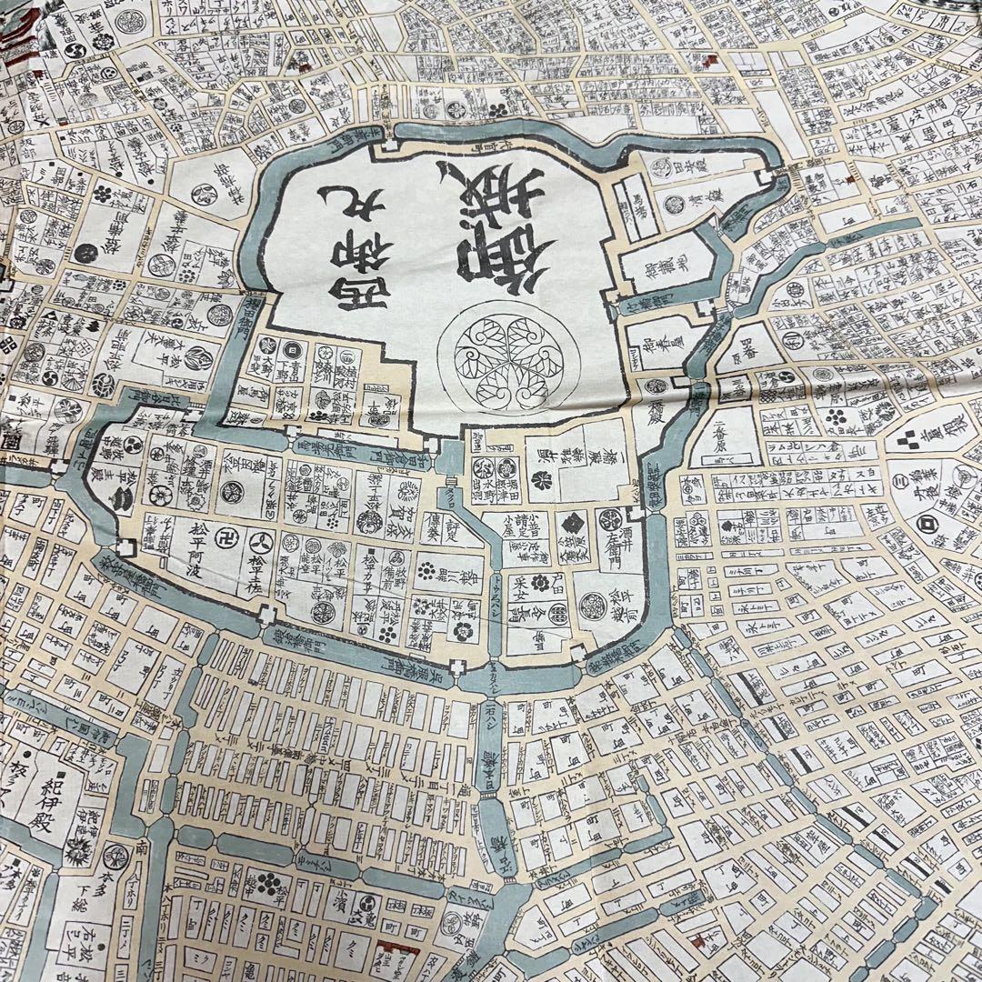 古地図 金丸彦五郎 須原屋茂兵衛蔵版 江戸大地図 2m×165cm 文政11年