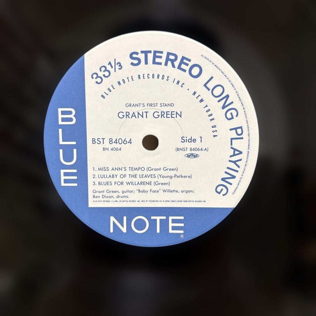 洋楽 GRANT'S FIRST STAND GRANT GREEN LP