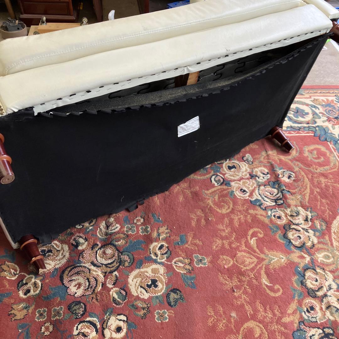 北欧レトロ 東谷 フェリーニ リベット打ち 二人掛けソファー 2シーター 姫系