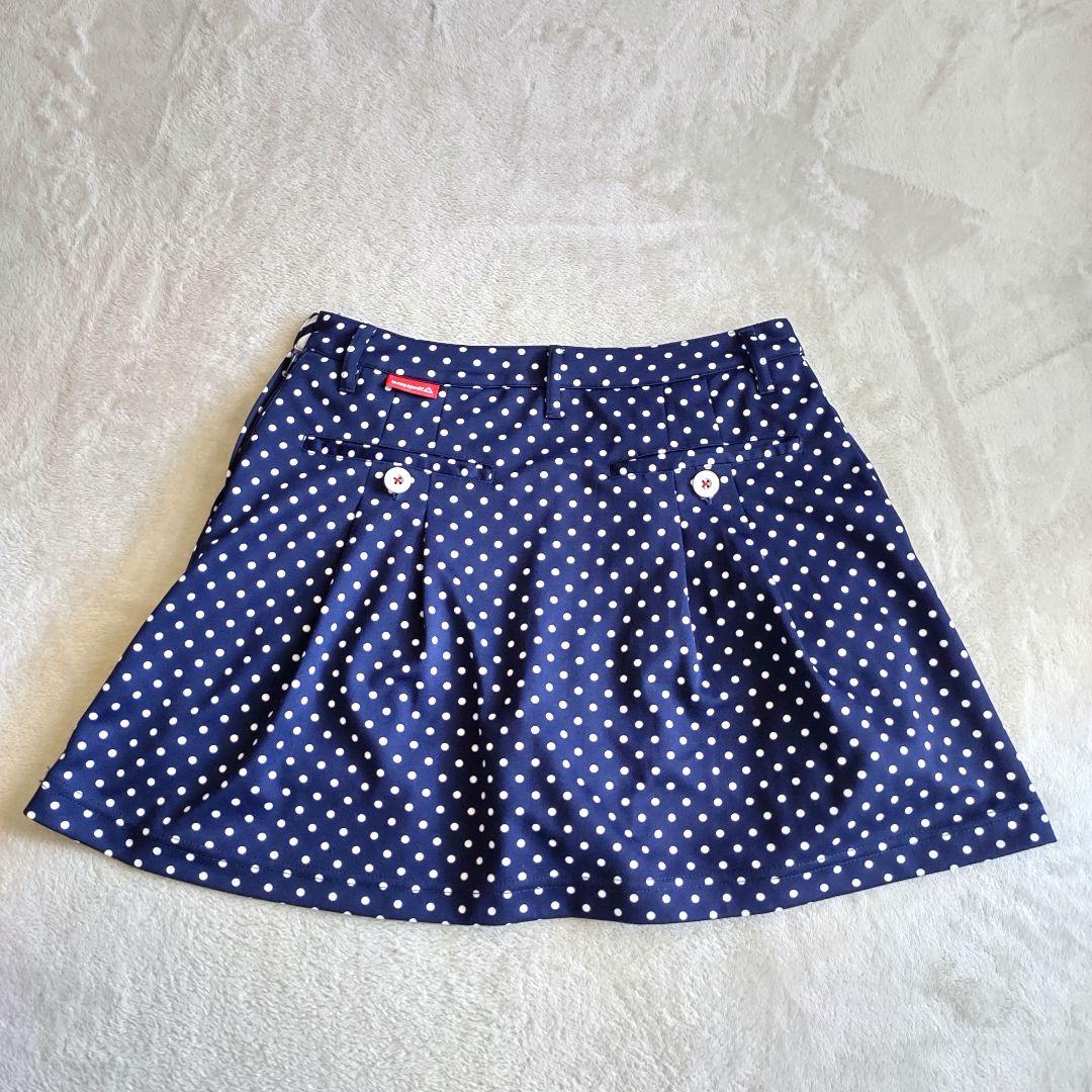 ルコックスポルティフ ゴルフ キュロットスカート 紺 9号 スポーツウェア