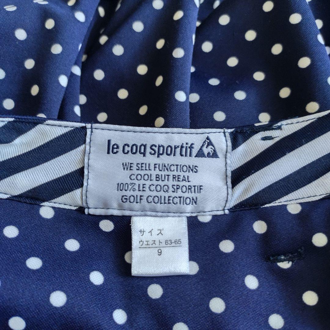 ルコックスポルティフ ゴルフ キュロットスカート 紺 9号 スポーツウェア