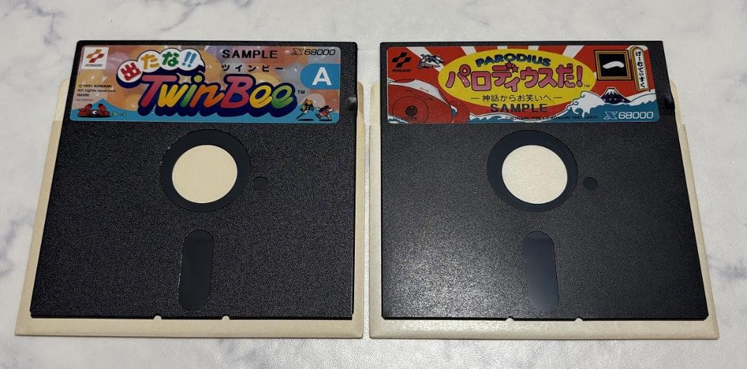 【X68000】パロディウスだ！＋非売品デモディスク【コナミ】