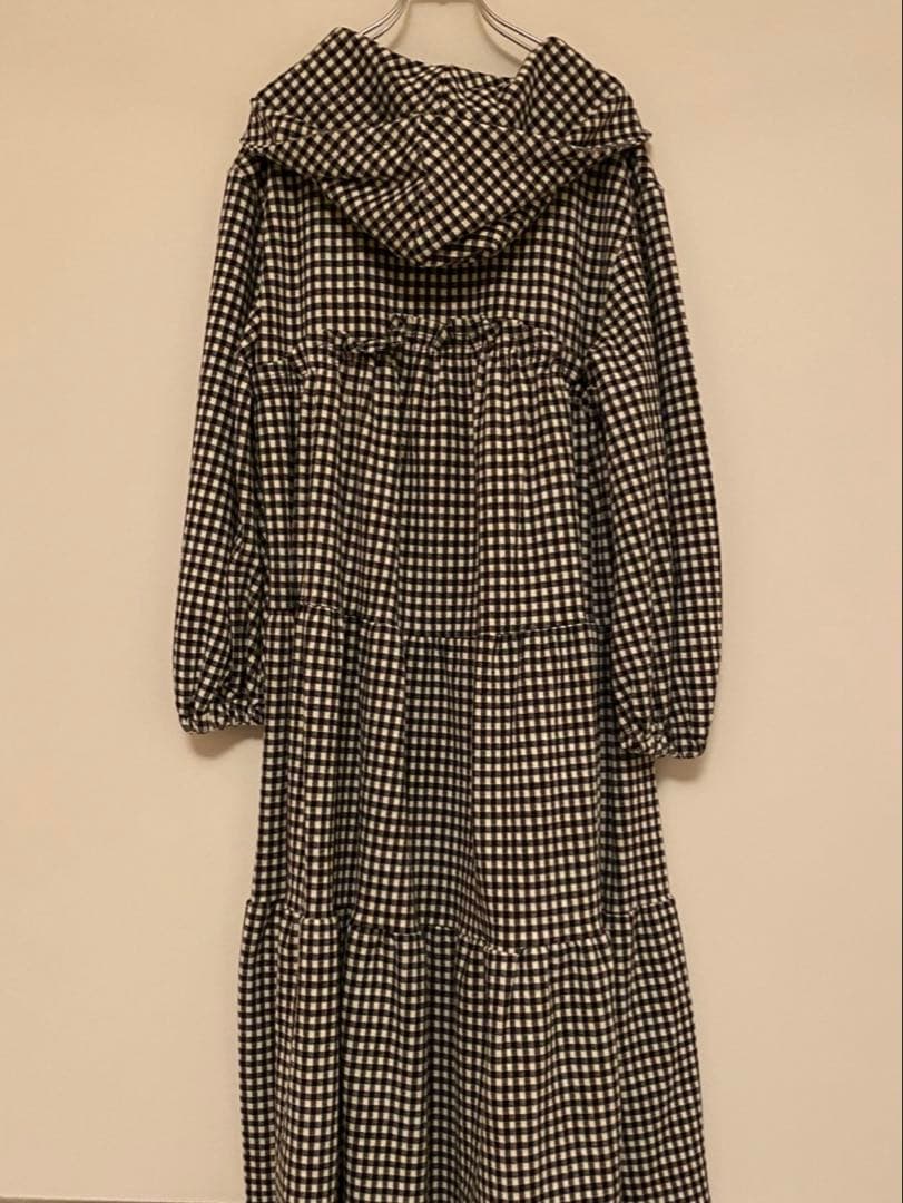 HOLIDAY GINGHAM CHECK TIERED ワンピース　ドレス