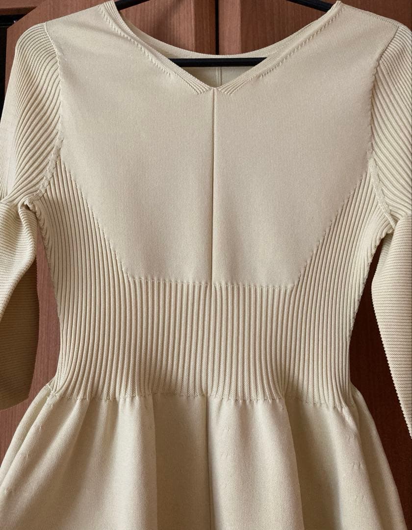 セルフォード ホールガーメント ベルスリーブ ワンピース ニットワンピース 36