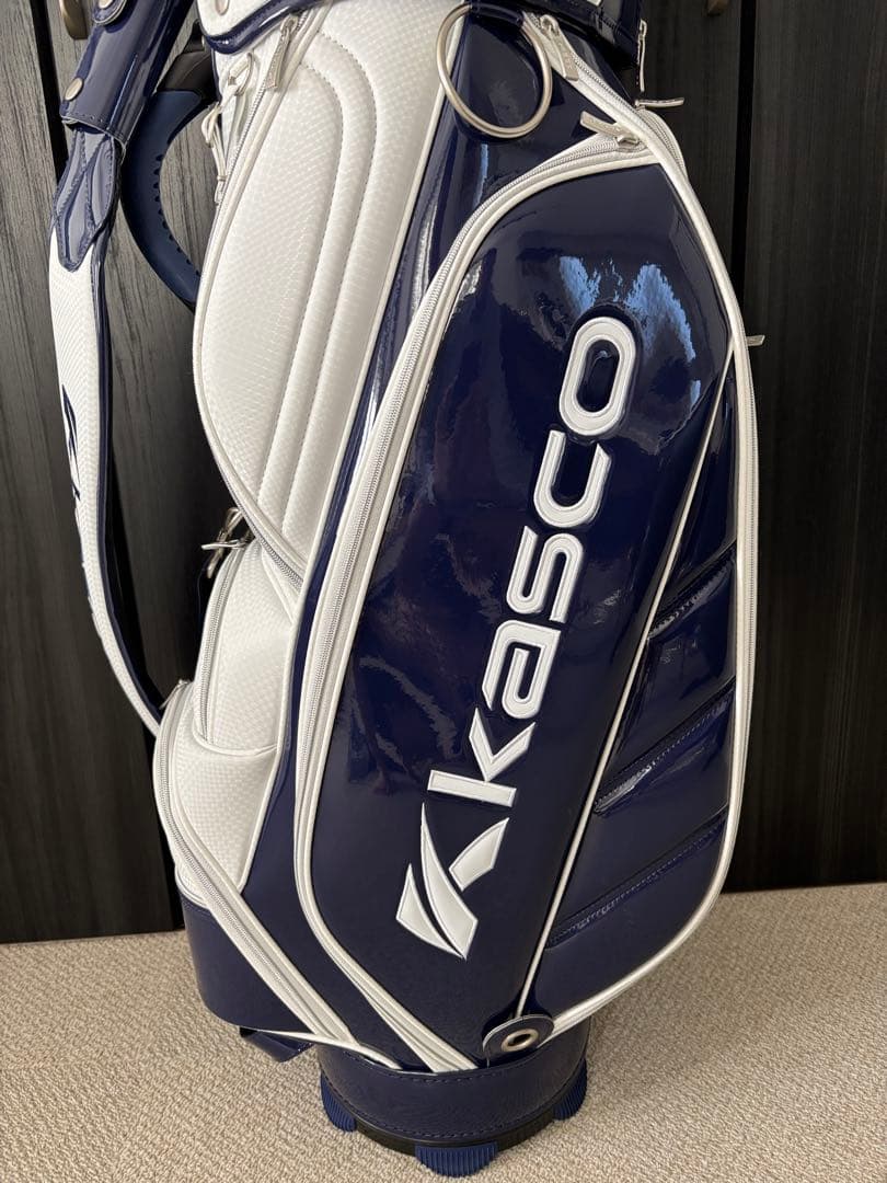 Kasco キャディバッグ ホワイト・ネイビー