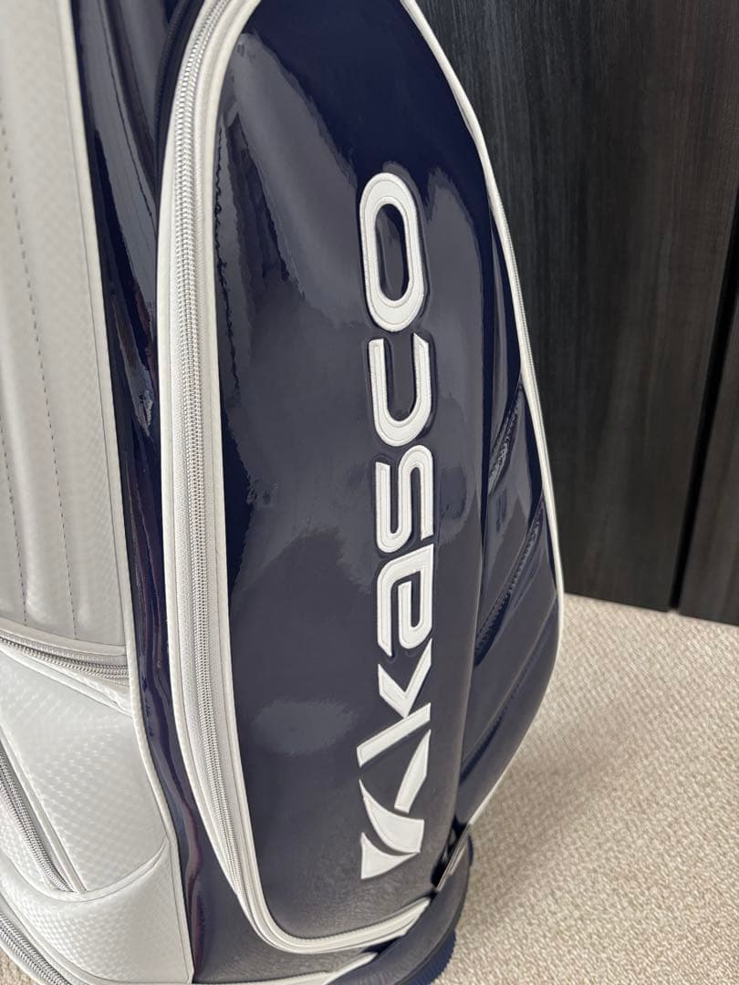 Kasco キャディバッグ ホワイト・ネイビー