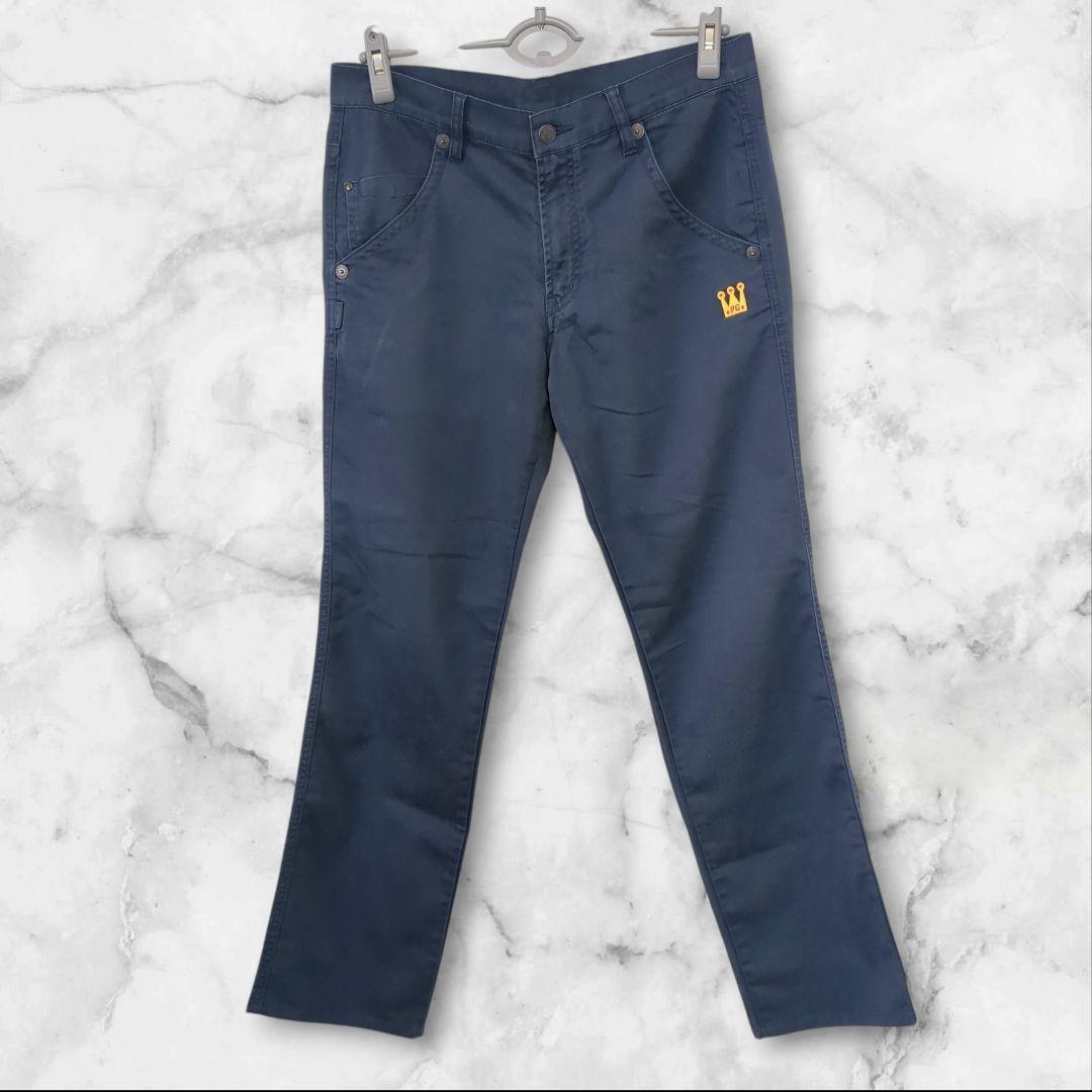 【25周年モデル】パーリーゲイツ ゴルフパンツ ネイビー サイズ5（L相当）