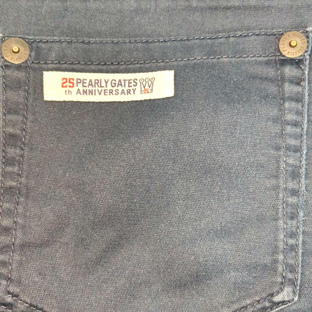 【25周年モデル】パーリーゲイツ ゴルフパンツ ネイビー サイズ5（L相当）