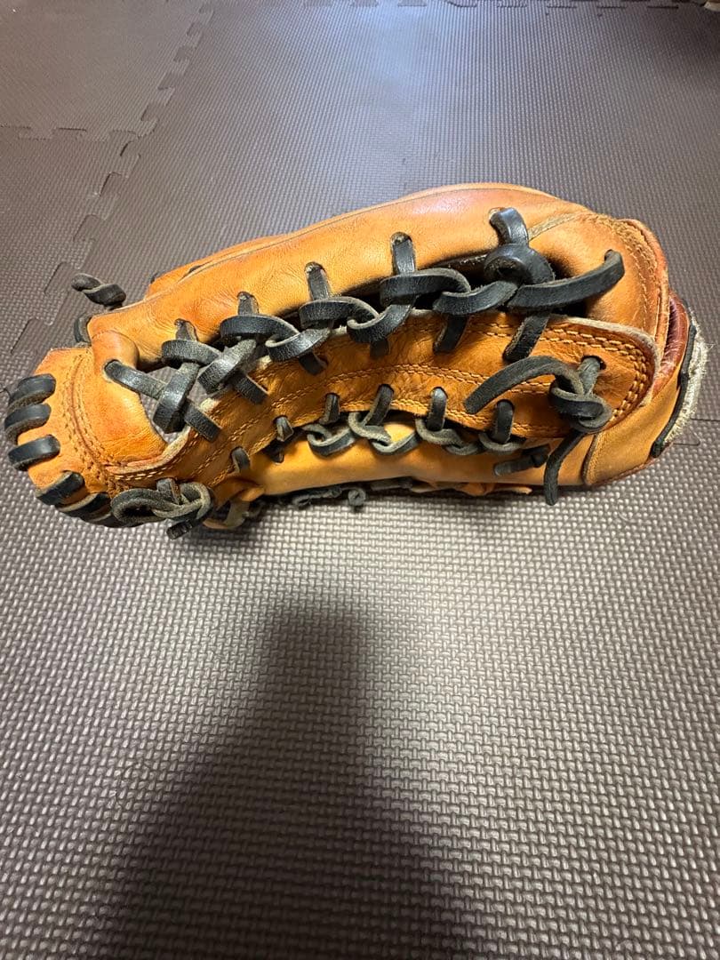 ブラウン レザー 硬式グローブ 左利き用