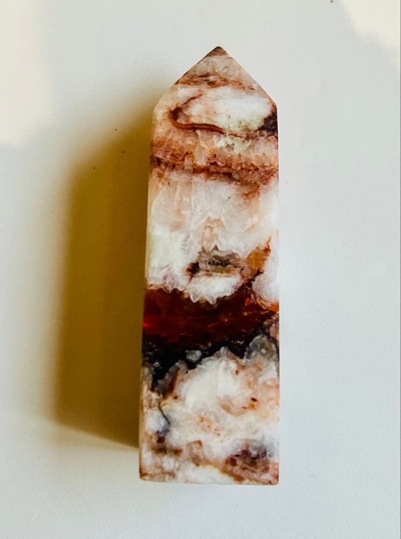 天然石 マネーアゲート スフィア タワー 等 全5点 繁栄・金運 新品未使用