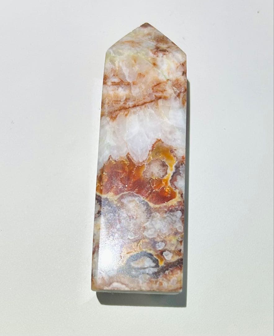 天然石 マネーアゲート スフィア タワー 等 全5点 繁栄・金運 新品未使用