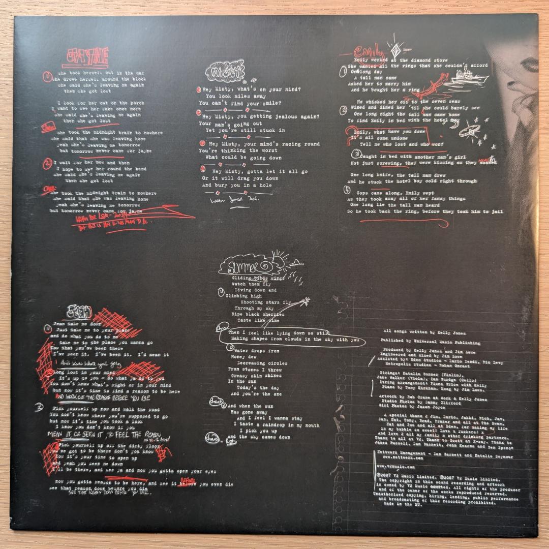 Kelly Jones Only The Names... LP 美品 希少盤