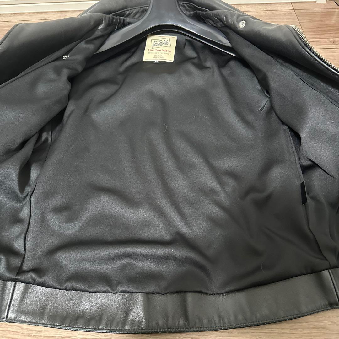 666のLJM-1TF タイトフィット サイドベルト ライダースジャケット