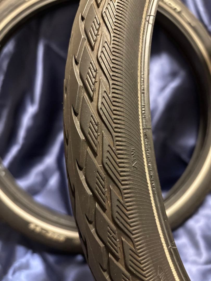 【低走行】アレックスリムズDA16ポリッシュ32穴 & 18タイヤ　前後セット