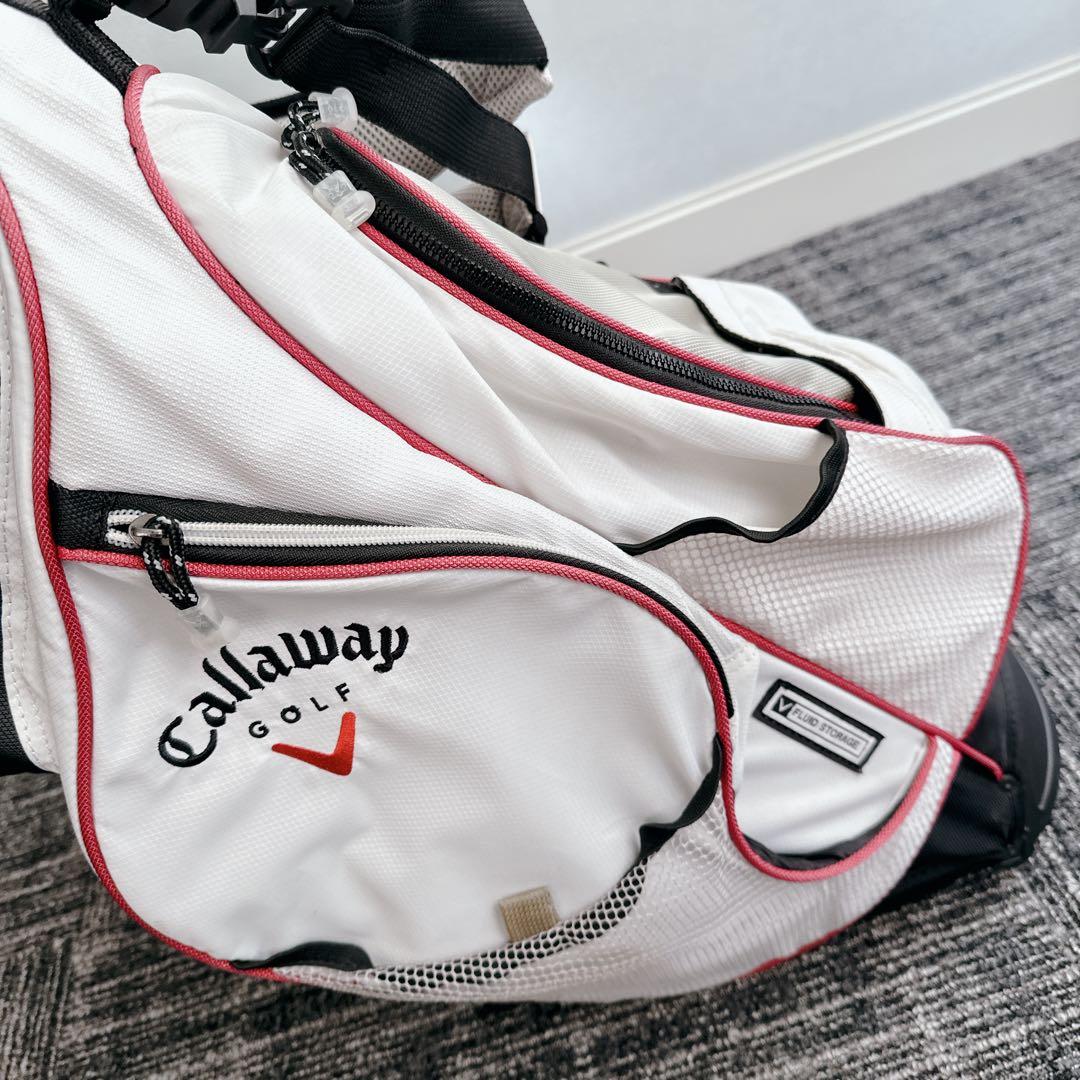 キャロウェイ ゴルフ スタンド式 キャディバッグ 軽量 防水ポケット