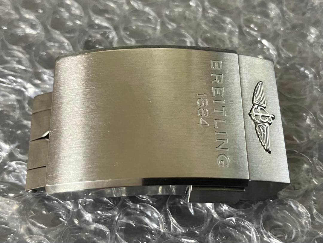 純正 BREITLING ブライトリングクDバックル サテン仕様20ｍｍ美品