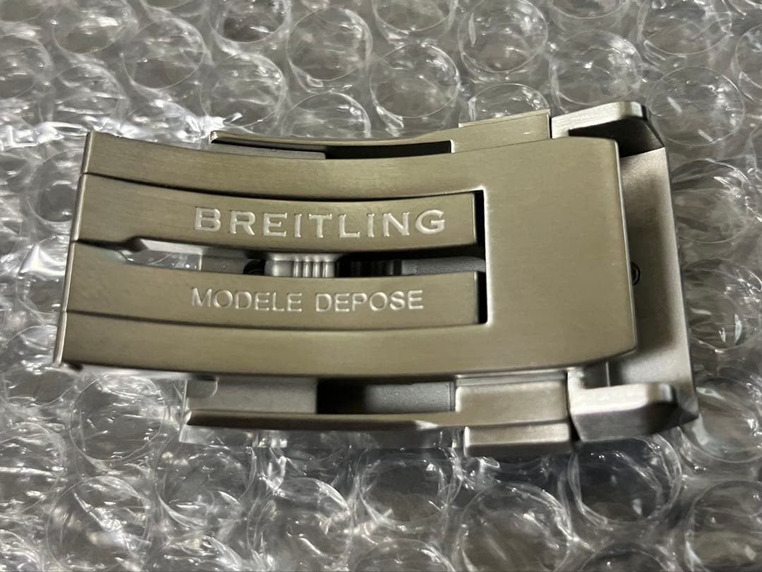 純正 BREITLING ブライトリングクDバックル サテン仕様20ｍｍ美品